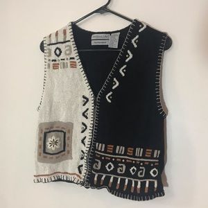 Northern Isles Unique Vintage HandEmbroidered Vest